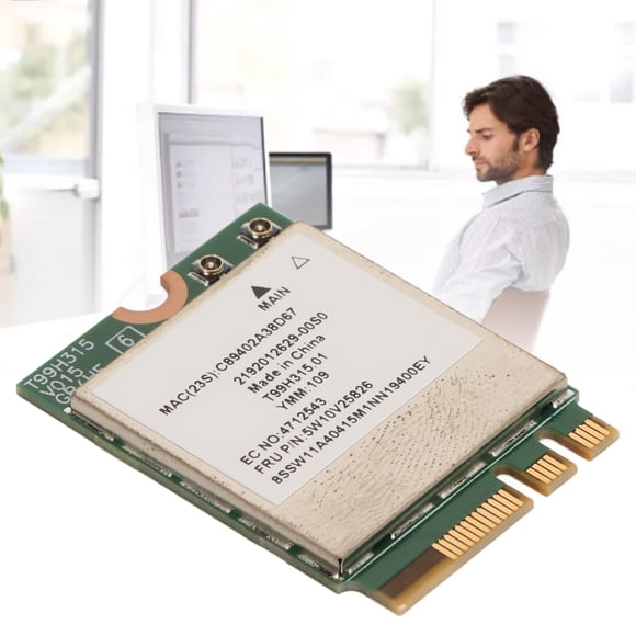 Laptop Wireless Card, NFA765 Chip 5400MHz PCB WiFi 6E Wireless Card for PC