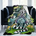 thumbnail image 6 of Beetlejuice Blanket, Anime Throw Blanket For Bed Sofa Couch, Super Soft Flannel Blanket For Bedroom Livingroom, 60"X50", 6 of 9