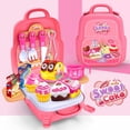 thumbnail image 5 of Ensemble d'Outils avec Perceuse Jouet 22 Pcs Ensemble d'Outils Jeu de Rôle pour Enfants Kit d'Outils avec Perceuse Marteau & Boîte de Transport pour Tout-Petits Enfants Orange, 5 of 5