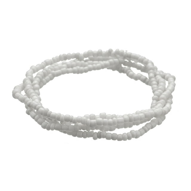 Women Waist Bead Chain Multi-layer Elastic Body Chain Belly Chain for Beach