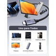 thumbnail image 2 of Cable USB C de Carga Rápida UGREEN 240W Gris 80 Gbps 16K 60Hz PD 3.1 Compatible Monitor Hub Dock 1M, 2 of 7