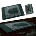 thumbnail image 4 of Portable Prayer Mat Rug - Turkish Praying Rug Thick 60x100cm - Dark Green, 4 of 8