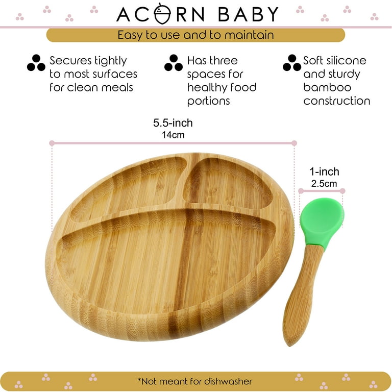 Baby Suction Plate, Bamboo Baby Plates