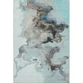thumbnail image 2 of Addison Rugs Mayfield Premium Machine Washable Transitional Abstract Teal Rectangle Rug, 10' x 14', 2 of 7