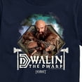 thumbnail image 3 of The Hobbit - Dwalin The Dwarf - Men's Short Sleeve Graphic T-Shirt, 3 of 5
