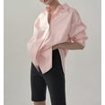 thumbnail image 2 of Mawalde Womens Casual Shirts Long Sleeve Button Down Shirt Fashion Sports Light Pink XL, 2 of 8