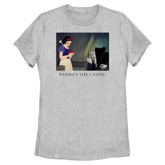 Womens Snow White and the Seven Dwarfs Where's the Candy Scene T Shirt