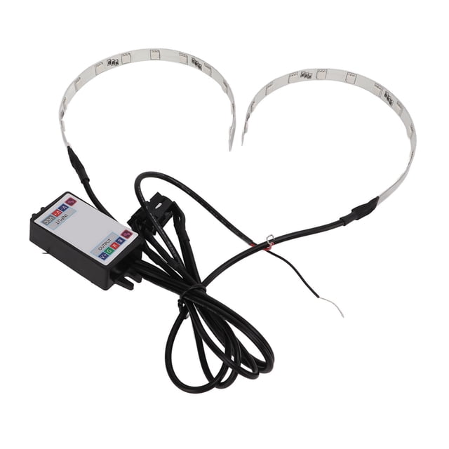 Ojo de demonio LED, 2 piezas de faros delanteros con anillo de halo RGB multicolor Características principales de la clase
