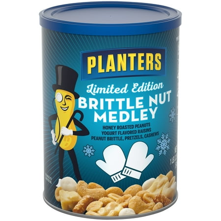 Planters Seasonal Brittle Nut Medley, 19.25 oz Canister