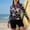 #232-Pink, variant on Warop Tankini Set for Woman, Hawaiian Print Conservative Two-Piece Swimsuit with Zipper, Sun Protective for Beach and Sports