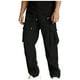 thumbnail image 2 of Pantalones cargo de longitud completa para hombre, deportivos, informales, con bolsillo, cordón y cremallera, color liso, cintura elástica, 2 of 6