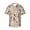 Chinese Crested Dog Floral Flower, variant on Cavalier King Charles Spaniel Dogs Flower Floral Men'S 3d Print Casual Button Down Shirts, Novelty Hawaiian Short Sleeves 2xl