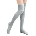 thumbnail image 2 of LAVA Women Thigh High Socks Extra Long Warm Over the Knee High Stockings Leg Warmers Gray, 2 of 8