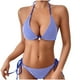 thumbnail image 1 of Trajes de Baño para Mujeres Sexy Tubo de Color Sólido Correa Superior Bikini, Traje de Baño Dividido para la Playa Y la Piscina, 1 of 9