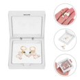 thumbnail image 3 of 2 Pairs Of Rabbit Stitch Markers For Crocheting Lovely Cartoon Metal Stitch Markers Zinc Alloy Marker Charms Multi-Use Safety Clamp For Knitting Croc, 3 of 3