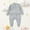 Grey407, variant on Baby Boys Full Zip Up Home Wears Romper With Front Zipper Soft Long Sleeve Jumpsuit Toddler Cozy Sleeper Onesie Versatile O-Neck Spring Child One-Pieces