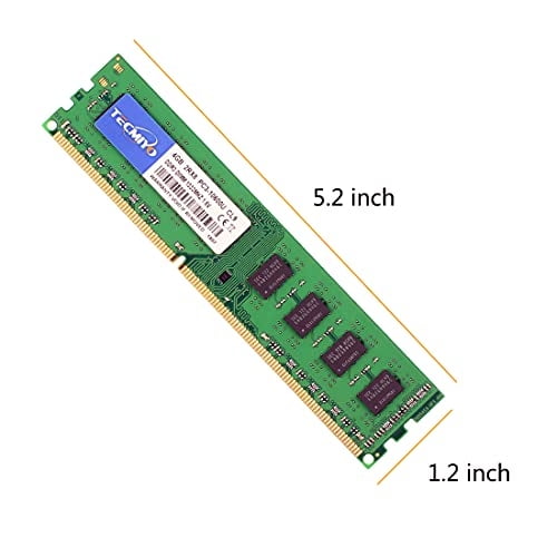 TECMIYO DDR3 1333MHz UDIMM RAM 8GB Kit (2x4GB), DDR3 PC3-10600U 240 Pi
