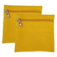 thumbnail image 3 of 2 bolsillos con cremallera para coser, bolsillos interiores para ropa, fácil instalación, interiores para abrigos, billetera pequeña para sudaderas y Amarillo, 3 of 8