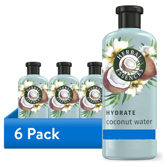 (6 pack) Herbal Essences Classics Hydrate Coconut Water & Jasmine Conditioner, for All Hair Types, 13.5 fl oz
