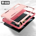 thumbnail image 3 of SaniMore for Samsung Galaxy Z Fold 4 Ultra-Thin Two-Layers Protection Case, Rugged PC Back & Flexible TPU Military Grade Shockproof Heavy Duty Protective Case for Samsung Z Fold 4, Pink, 3 of 6