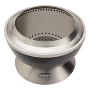 Cuisinart 24” Cleanburn Smokeless Fire Pit with Removable Base for Ash, Portable Wood Burning Outdoor Fireplace, Stainless Steel Smoke Free Outdoor Heater, Enhanced Airflow and Easy Cleanup
