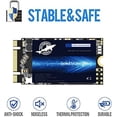 thumbnail image 3 of SSD SATA M.2 2242 250GB Dogfish Ngff Internal Solid State Drive High Performance Hard Drive for Desktop Laptop SATA III 6Gb/s Includes SSD 60GB 120GB 240GB 250GB 480GB 500GB 1TB (250GB M.2 2242), 3 of 6