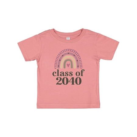 

Inktastic Class of 2040 Boho Rainbow Gift Baby Girl T-Shirt