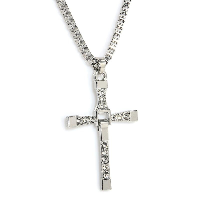 RVM Jewels Vin diesel Fast and Furious Smart Cross Pendant Crystal With  Stylish Silver Necklace Jewellery for Men and Boys Silver Zinc Pendant  Price in India - Buy RVM Jewels Vin diesel