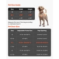 thumbnail image 6 of VEVOR Dog Door for Sliding Glass Door, 75 7/8 to 80 11/16 in Adjustable Height, Aluminum Alloy Frame with Rotating Hinges, Lock Design, 10 1/4 x 16 1/4 in Flap, Sliding Glass Pet Door for Renters, 6 of 9