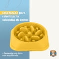 thumbnail image 2 of P.U.P. SUPPLY | Plato para Alimentación Lenta - Plato para Perro y Mascotas | Ideal para Todas Las Razas - Platos para Perro |Amarillo, 2 of 6