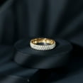 thumbnail image 4 of Rosec Jewels Lab Diamond Wedding Band - Full Eternity Ring - EF-VS Quality Certified, 14K Yellow Gold, US 3.50, 4 of 7