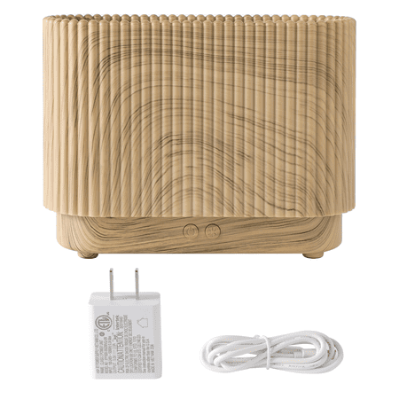 BETTER HOMES & GARDENS ULTRASONIC DIFFUSER WITH SLIM WOOD FINISH, 150ML CAPACITY