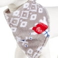 thumbnail image 2 of Family PJs Polar Bear Fleece Holiday Dog Bandana, L/XL, 2 of 3
