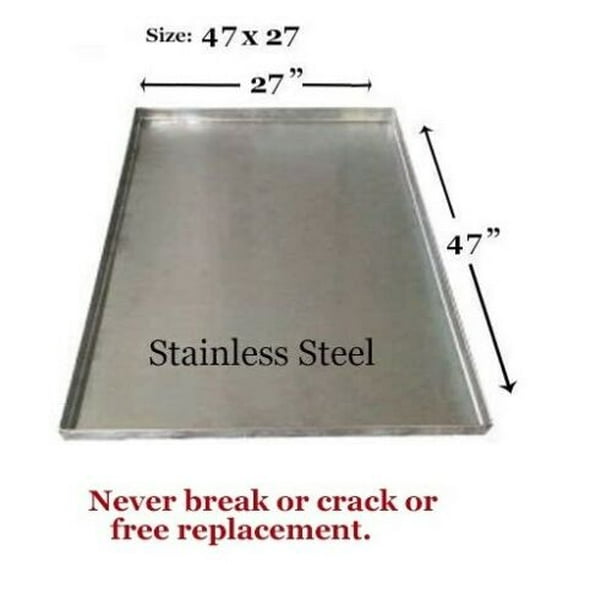 Replacement Tray for Dog Crate ChewProof and CrackProof Metal Pan