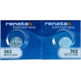thumbnail image 1 of 362 SR721SW Batteries - 1.55V Silver Oxide 362 Watch Battery (2 Count), 1 of 7