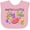 AD-Pink, variant on Inktastic Aunties Little Jellybean Cute Easter Candy Boys or Girls Baby Bib