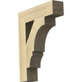 thumbnail image 3 of Ekena Millwork 4"W x 18"D x 22"H Balboa Block Rough Sawn Bracket, Douglas Fir, 3 of 25