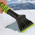 thumbnail image 4 of AZXY Multifunctional Car Snow Shovel and Ice Scraper Safe for Car Paint, Durable Aluminum Alloy with Ergonomic Sponge Grip, Winter Snow Brush and Cleaning Tool, 4 of 5