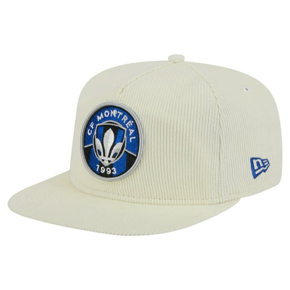 Men's-New Era  Cream CF Montreal 2025 Kickoff Snapback Golfer Hat