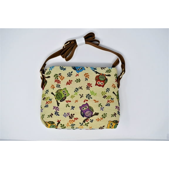 2718 – Owl Tapestry Purse