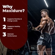 (3 Pack) Maxidure – Original Maxidure Capsules with a Natural Daily Blend for Wellness |Clean, Gentle, Easy-to-Swallow Pills (180 Capsules)