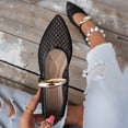 thumbnail image 2 of YOUYEDIAN Flat Shoes for Women Dress Non Slip Slip on Mary Jane Shoes Spring Fall Work Walking Shoes Trendy Closed Toe Orthopedic Shoes (Black), 2 of 5