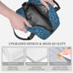 thumbnail image 3 of Easygdp Blue Glitter Caja de Almuerzo para Mujeres y Hombres, Bolsa de Almuerzo Insulada, Bolsas Reutilizables Impermeables para Viajes, Trabajo y Picnics, 3 of 7