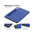 thumbnail image 4 of Magnetic Stand Case for iPad 6th / 5th Generation - [Multiple Angles] Shockproof Protective Cover with Pencil Holder & Card Slot,Auto Wake Sleep for iPad 9.7 inch 2018 2017/Pro 9.7/Air 2 Blue, 4 of 7