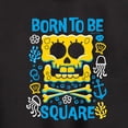 thumbnail image 3 of SpongeBob SquarePants - Born to be Square - Youth Boys Crew Fleece Sweatshirt, 3 of 6