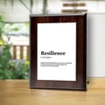 thumbnail image 6 of Resilience Dictionary Definition, Wooden Frame 5x7 Decorative Wall Plaque With Easel Acrylic Stand | Elegant Minimalist Design | Inspirational Typographic Decoration, 6 of 7