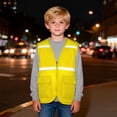 thumbnail image 6 of BOOMNY Toddler Boys Sleeveless Hi Vis T Shirts Reflective High Visibility T-Shirts Loose Mesh Vest, Sizes 11-12 Years, 6 of 6