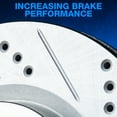 thumbnail image 5 of Power Sport Front Rear Brakes and Rotors Kit |Front Rear Brake Pads| Brake Rotors and Pads|Ceramic Brake Pads and Rotors BLCC.46004.02, 5 of 6