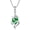 05-May-Emerald, variant on JKR Birthstone Necklace for Women Sterling Silver Snake and Sword Jewelry Anniversary Birthday Christmas Gifts for Her Wife Girlfriend