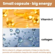 Alvantor Hyaluronic Acid Serum Capsules - Anti Aging Firming Face Moisturizer with Vitamin E & Collagen, 20PCS